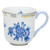 Herend Porcelain Queen Victoria Fortuna Blue Mug (10 Oz) 3.5H