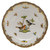 Herend Rothschild Bird Chocolate Brown Border Salad Plate - Motif 05 7.5 inch D