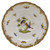 Herend Rothschild Bird Chocolate Brown Border Salad Plate - Motif 10 7.5 inch D