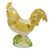 Herend Porcelain Shaded Butterscotch Proud Rooster 4.75L X 4.75H