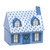 Herend Porcelain Shaded Blue Home Sweet Home 2.75L X 2.75H