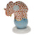 Herend Rust Fishnet Figurine - Dancing Elephant 2.75 inch H