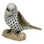 Herend Porcelain Shaded Black Parakeet 4L X 2.75H