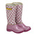 Herend Porcelain Shaded Raspberry Pink Pair Of Rain Boots 2.25L X 2.5H