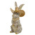 Herend Porcelain Shaded Chocolate Cowboy Bunny 2L X 2W X 3.5H