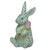 Herend Porcelain Shaded Green Blossom Bunny 2.5L X 4.75H