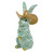 Herend Porcelain Shaded Green Cowboy Bunny 2L X 2W X 3.5H