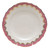 Herend White With Pink Border Salad Plate 7.5 inch D