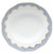 Herend White With Light Blue Border Rim Soup Plate 8 inch D