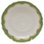 Herend White With Green Border Canton Saucer 5.5 inch D - Jade