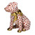 Herend Porcelain Shaded Rust Doggie Dazzle 2.25L X 2.25H