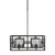 Jan Barboglio El Rectangular D Techo Chandelier