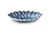 Julia Knight Peony 8" Oval Bowl - Azure