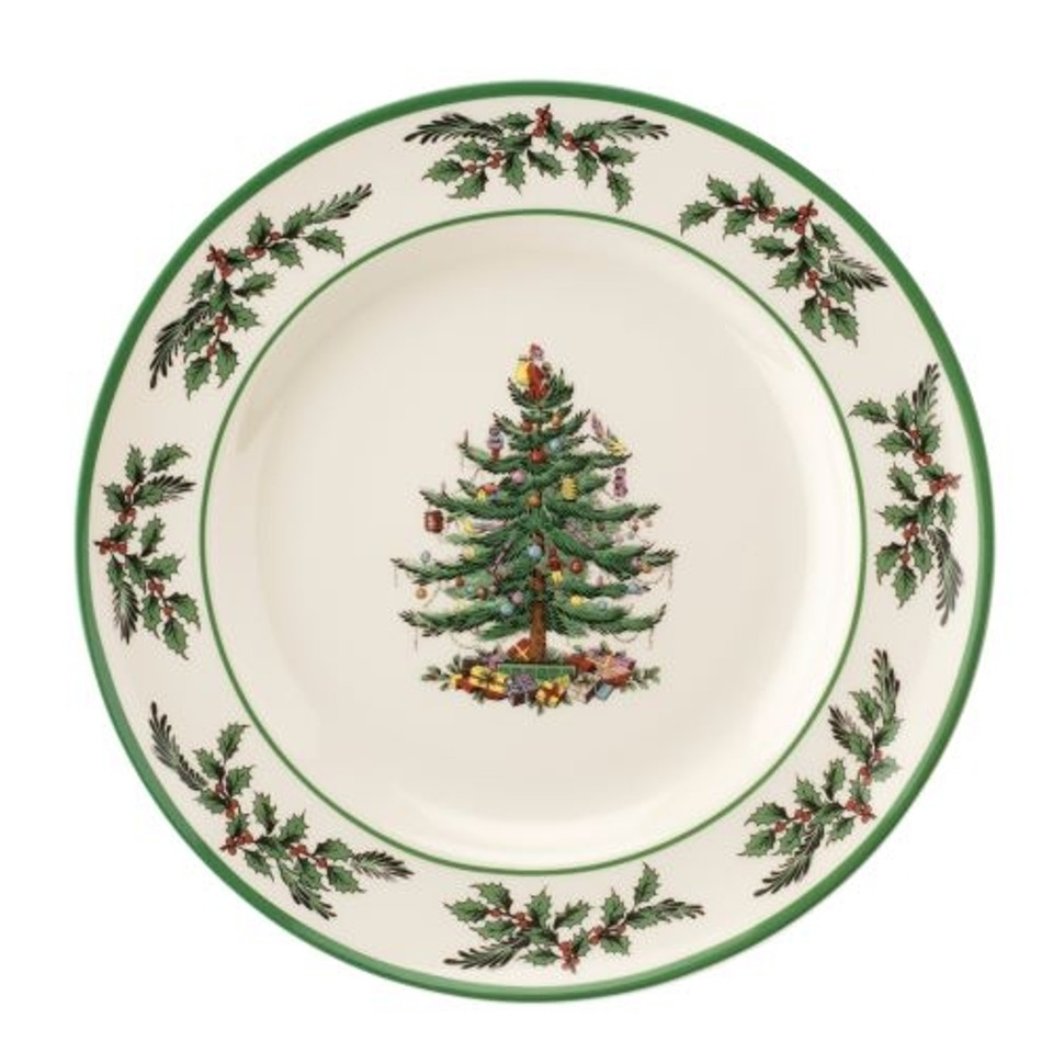 Spode Christmas Tree Anniversary Footed Tureen & Ladle - Distinctive Decor