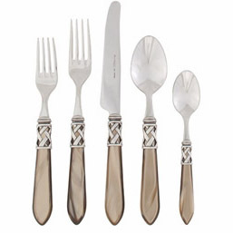 Vietri Aladdin Antique Taupe Flatware