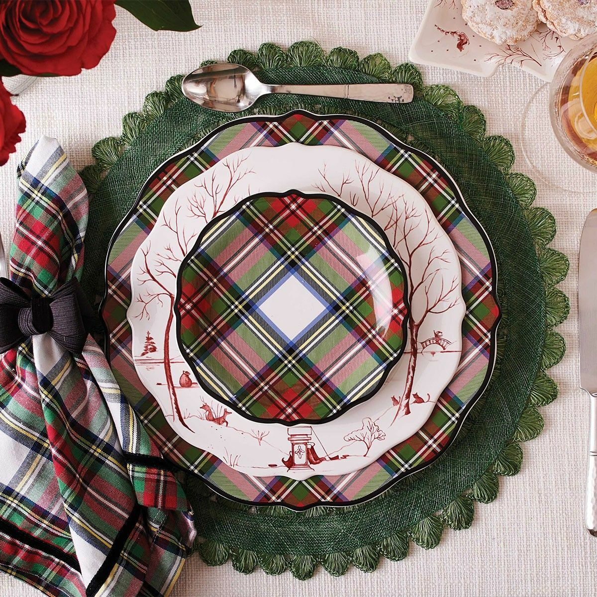 Juliska Stewart Tartan Dinnerware