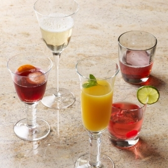 Vietri Optical Glass Drinkware