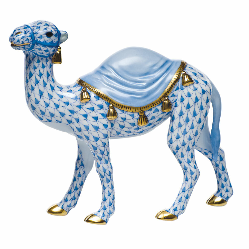 Herend Porcelain Camel Figurines