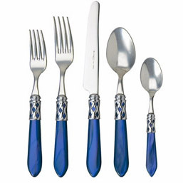 Vietri Aladdin Brilliant Blue Flatware