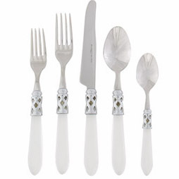 Vietri Aladdin Brilliant Clear Flatware