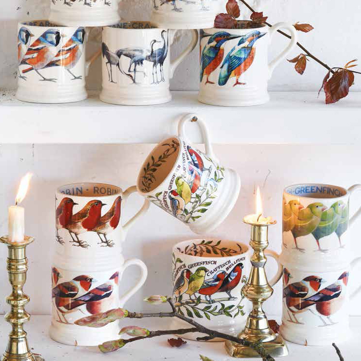 Emma Bridgewater Rise and Shine Set of 2 Half Pint Mug Boxed