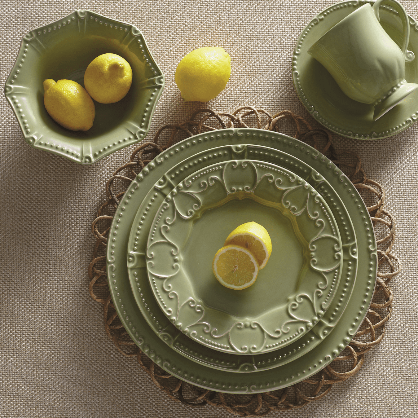 Skyros Designs Isabella Jade Green Dinnerware