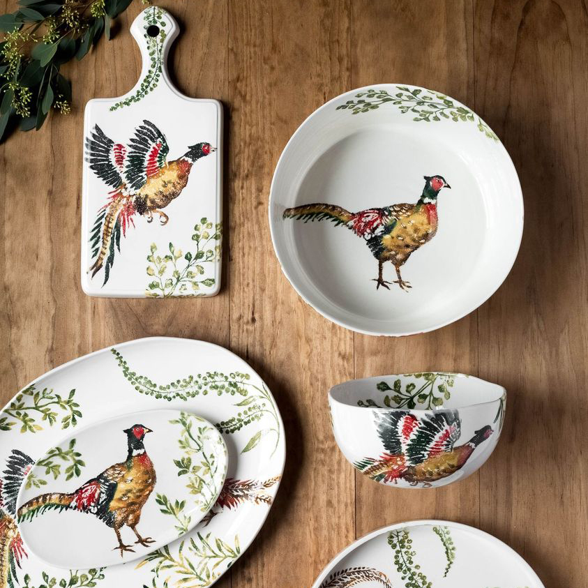 Vietri Fauna Pheasant Dinnerware