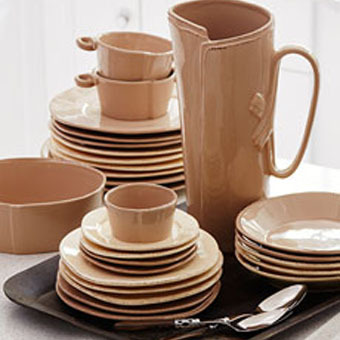 Vietri Lastra Cappuccino Dinnerware