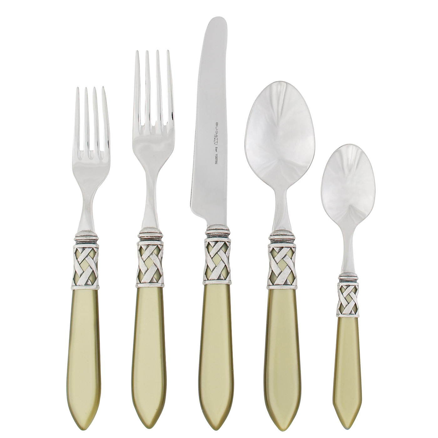 Vietri Aladdin Antique Chartreuse Flatware