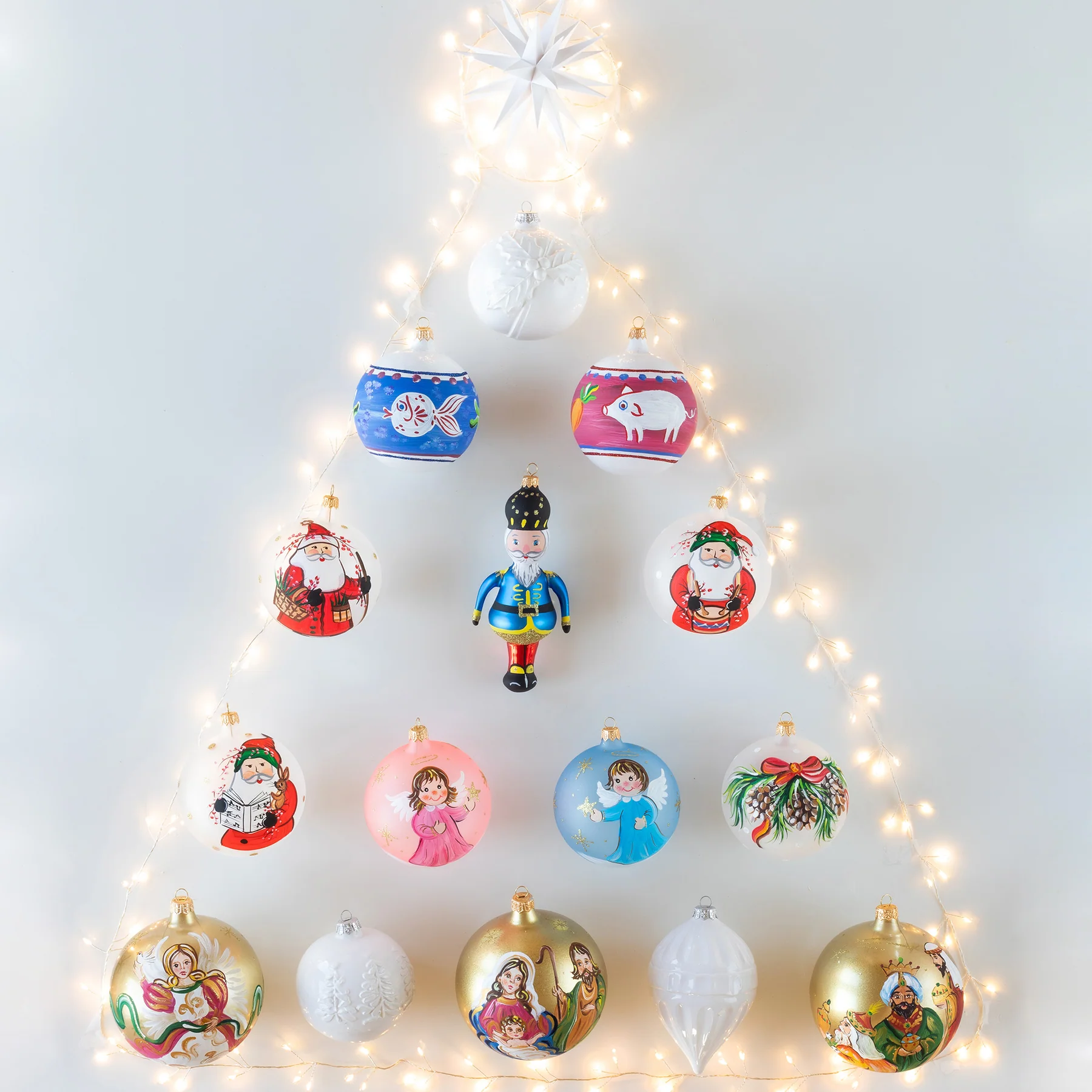 Vietri Holiday Ornaments