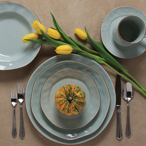 Skyros Designs Cantaria Sheer Blue Dinnerware