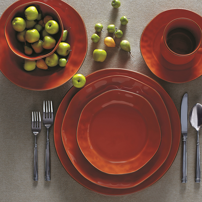 Skyros Designs Cantaria Persimmon Dinnerware