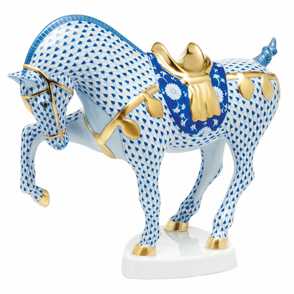 Herend Porcelain Horse Figurines