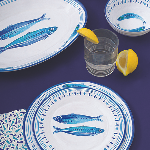 Le Cadeaux Santorini Dinnerware Collection