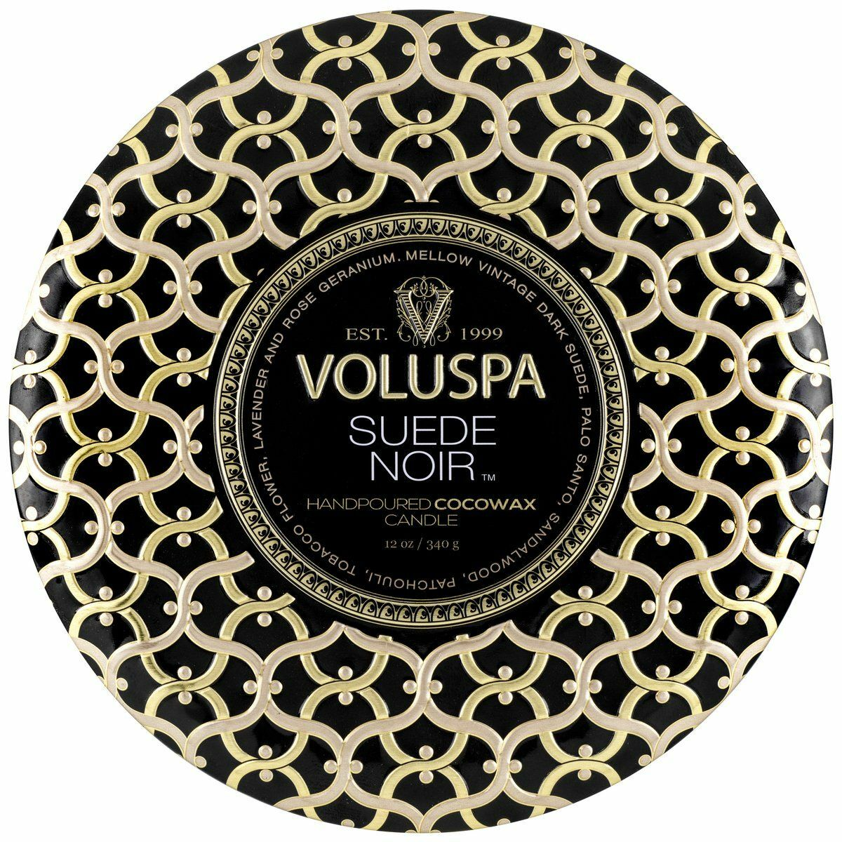 Voluspa Suede Noir Fragrance Collection