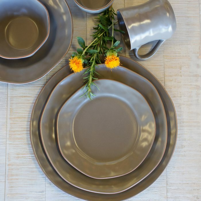 Skyros Designs Cantaria Charcoal Dinnerware