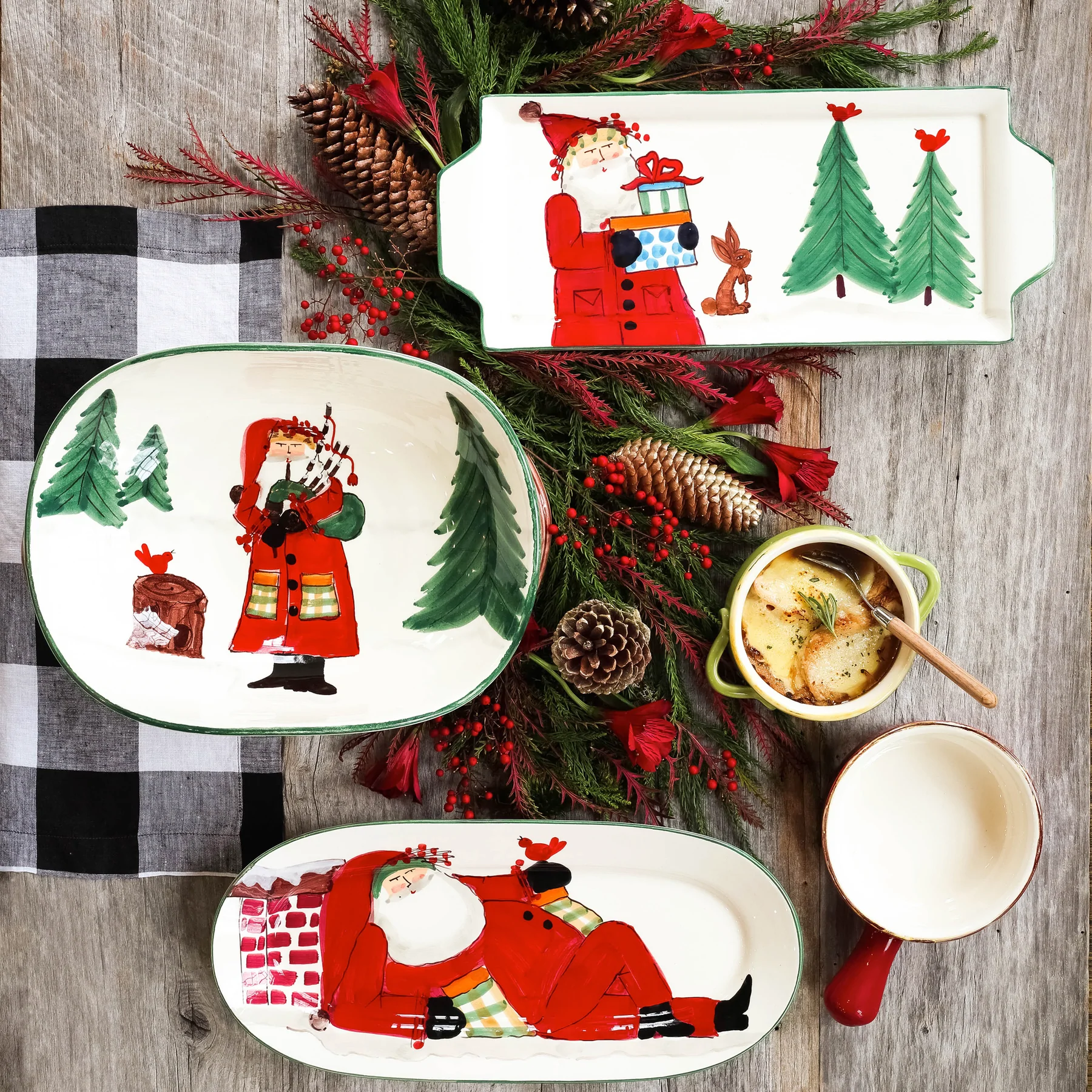 Vietri Old St. Nick Dinnerware