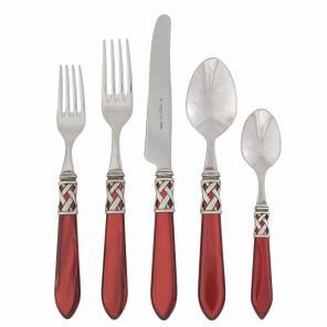 Vietri Aladdin Antique Red Flatware