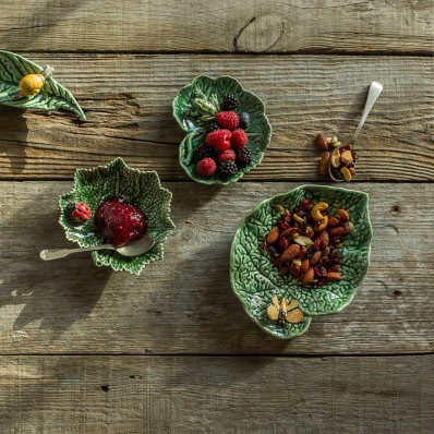 Bordallo Pinheiro Countryside Leaves Dishes