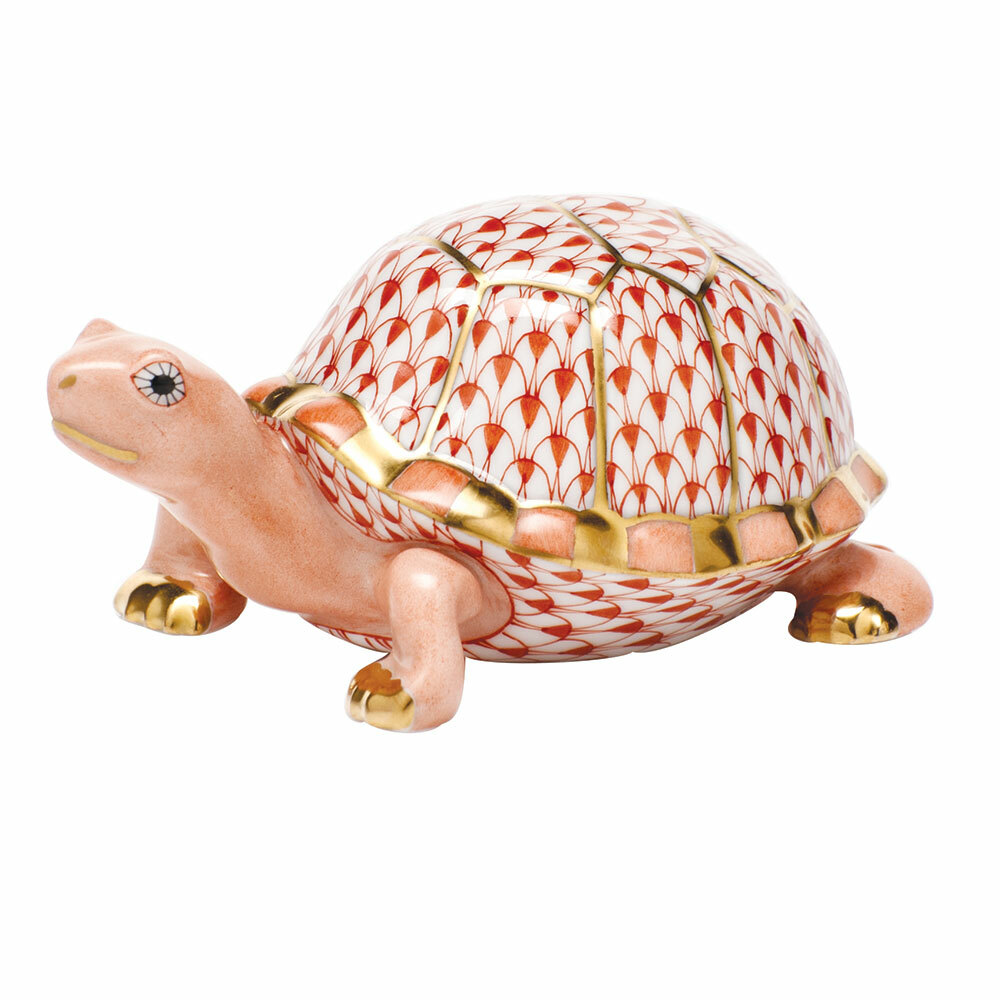 Herend Porcelain Turtle Figurines