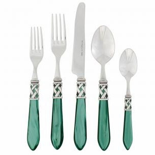 Vietri Aladdin Antique Green Flatware