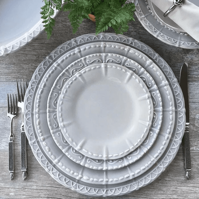 Skyros Designs Historia Greystone Dinnerware