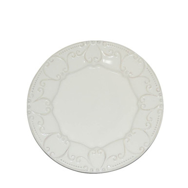 Skyros Designs Isabella Salad Plate 9.5 - Ivory - Distinctive Decor