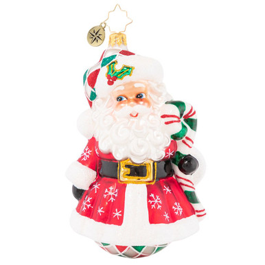 Christopher Radko Jolly Mint Nick Ornament - Distinctive Decor