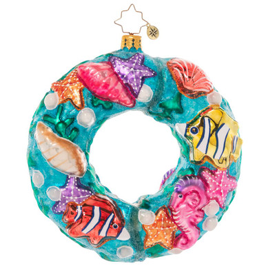 Christopher Radko Under The Sea Wreath Ornament - Distinctive Decor