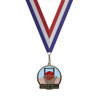 Front with Neckband (not included)