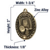 Dimensions (Smaller Size 1-3/4)