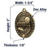 Dimensions (Smaller Size 1-3/4)