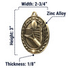 Dimensions (Larger Size 2-3/4)