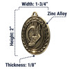Dimensions (Smaller Size 1-3/4)